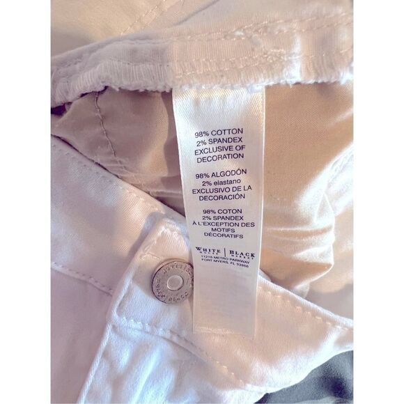 WHBM White Skimmer Pants size 14 - Picture 6 of 11